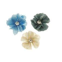 AussieSuperStore Art & Craft Essentials White Blue Grey Daisy Flowers with Rhinestone (in 3 colors) Daisy Flowers with Rhinestone (in 3 colors) | Artificial Flower Party Decoration 9323823204273 BLOS19023